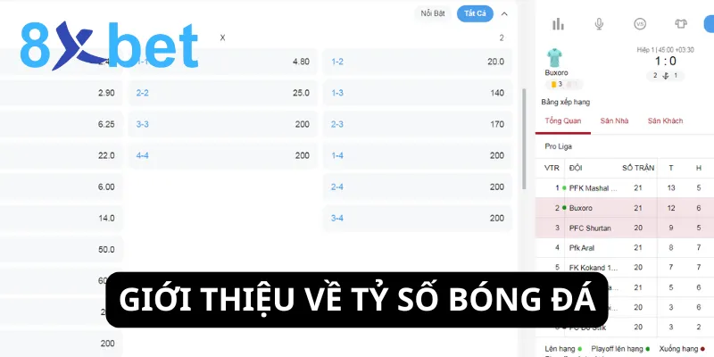 Tỷ số bóng đá: Các loại kèo và cách bắt kèo hiệu quả nhất 2 Thông tin cơ bản về tỷ số trong bóng đá