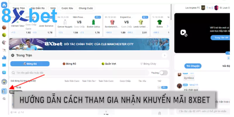 Khuyến mãi 8xbet - Cá cược thả ga, nhận quà liền tay 6 Hướng dẫn cách tham gia nhận khuyến mãi 8xbet