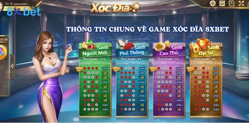 Xóc đĩa 8xbet - Sân chơi uy tín số 1, khuyến mãi khủng 2 Thông tin chung về game Xóc đĩa 8Xbet