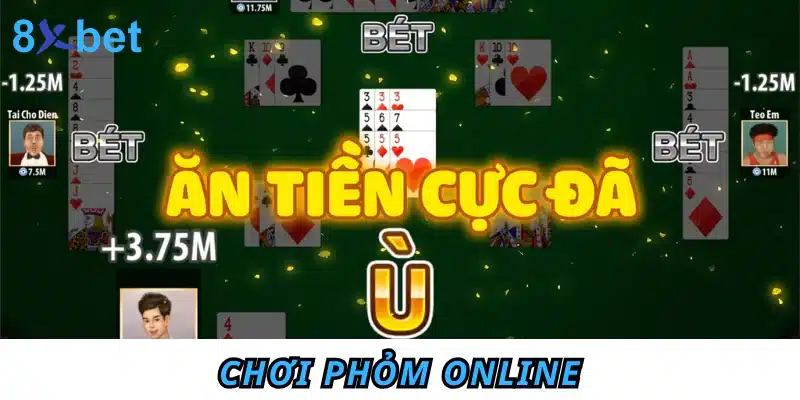 Hướng dẫn cách chơi Phỏm online chi tiết cho tân thủ 1 chơi Phỏm online