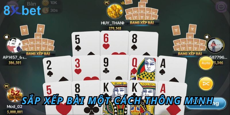 Binh Xập Xám Game Bài Giải Trí Được Yêu Thích Nhất 8xbet 6 Sắp xếp thứ tự bài mậu binh một cách thông minh